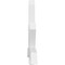 Ekena Millwork Alberta Architectural Grade PVC Gable Bracket, 72"W x 42"H x 4"D x 6"F, 14/12 Pitch GBP072X42X0406ALB00 - alternate 2